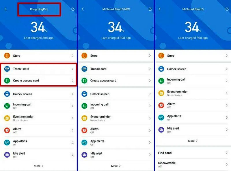 xiaomi mi band 5 alarm
