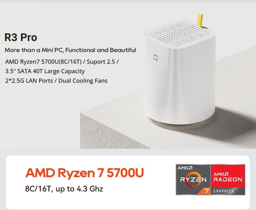 R3 Pro: To “ΑΠΟΛΥΤΟ” Mini PC, που είναι και NAS, Router, Media Center ...